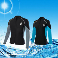2.0MM潜水服分体上衣浮潜衣防寒保暖潜水衣大码冲浪衣R011湿式