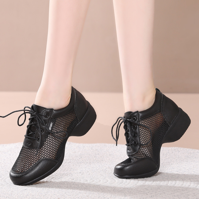 水兵舞鞋跳舞2025新款舞蹈软底防滑保暖增高户外女士现代广场舞鞋