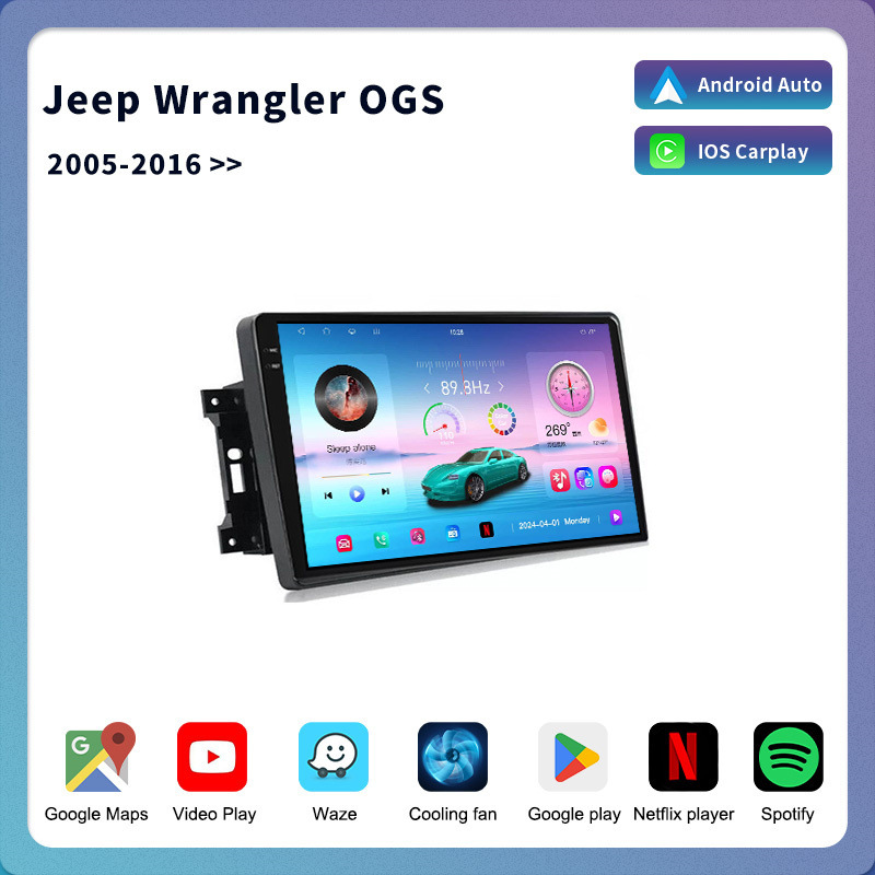 适用于吉普Jeep Wrangler Car Dvd Player Radio Multimedia MP5