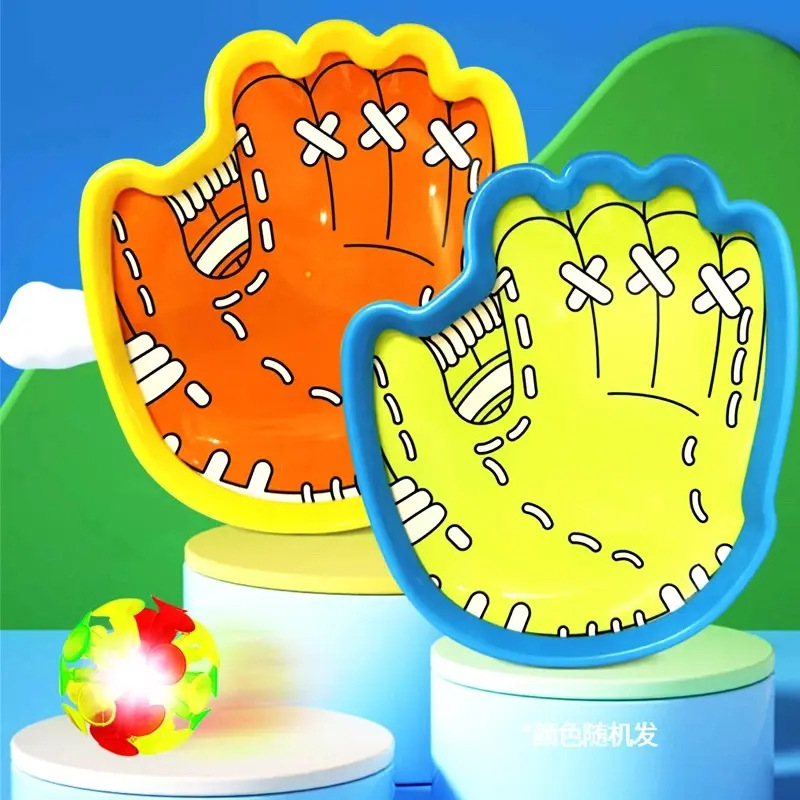 Juego de Pelota con Ventosa para Niños de Plástico, Luminoso, para Exterior