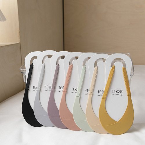  Spring and Summer New Women's Socks Candy Color Ice Silk Pure Invisible Half Palm Socks Women's Socks
