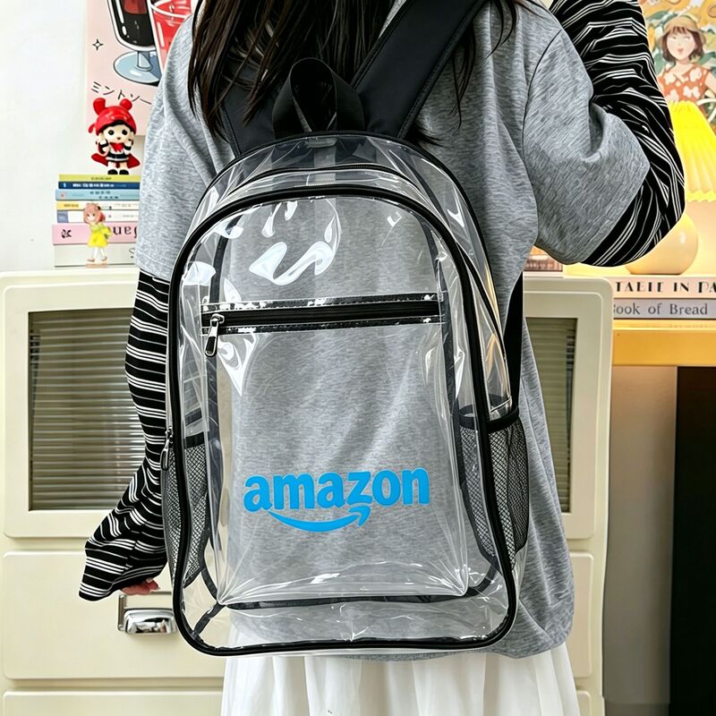 Transparent Pvc Backpack, Waterproof Backpack, Customized Unisex Tablet Bag, Multifunctional Outdoor Sports Bag Transparent Pvc Backpack, Waterproof Backpack, Customized Unisex Tablet Bag, Multifunctional Outdoor Sports Bag