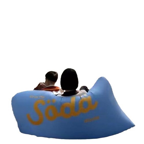 Outdoor lazy inflatable sofa portable camping picnic music festival air bed beach air bed reclining and folding