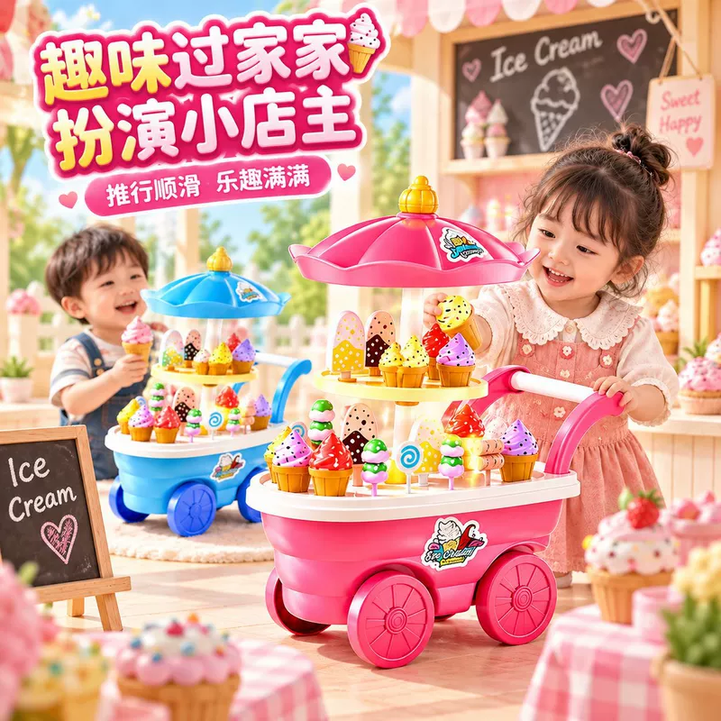 Игрушечный автомат по продаже мороженого 3–6 лет
