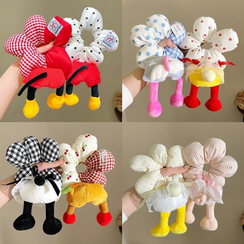 新しいミッキーバットヘアバンドヘアアクセサリーヘッドバンドミッキーポルカドットヘアバンドハーフスタイルミッキーバットフラワーリン|undefined