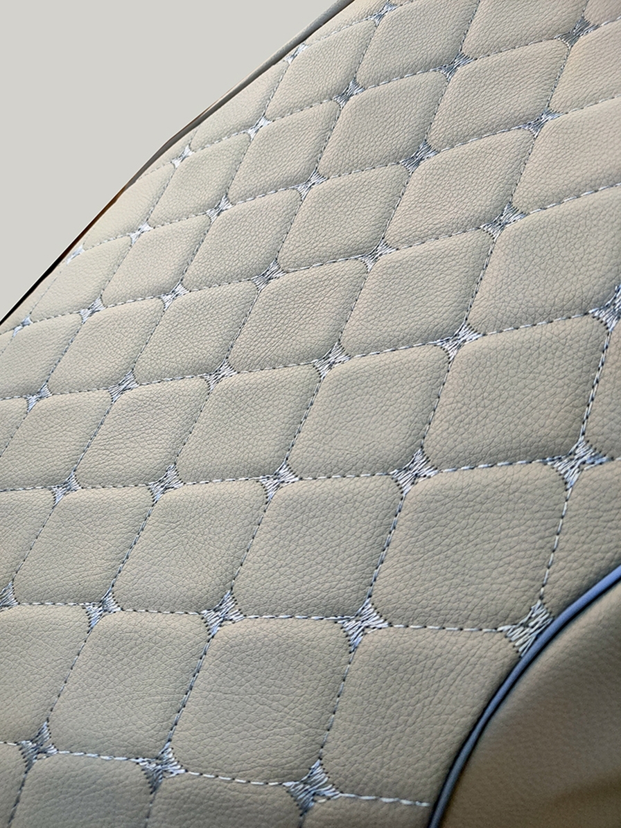 Suitable for Haojue Vf125/Vh125/Vf100/Yuzuan Motorcycle Waterproof Seat Cover Thickeneded Leather Sun Protection Seat Cover