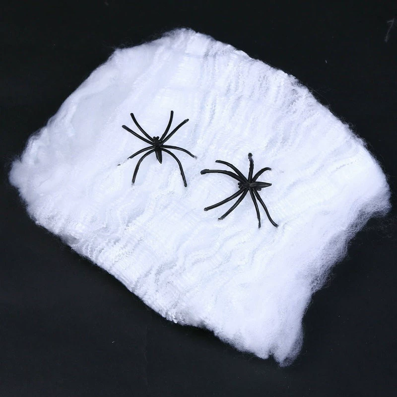 Хэллоуин цвет spiderweb эластичная паутина имитационная паучья нить сетка с паукой призрак фестиваль призрак дом Хэллоуин декорация