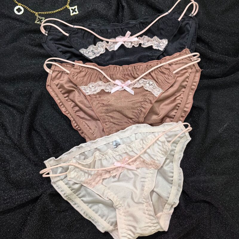 Japanese Ice Silk Thin Belt Underwear Women's Sexy Bikini Leggings Women's Seamless Underwear One Belt Japanese Ice Silk Thin Belt Underwear Women's Sexy Bikini Leggings Women's Seamless Underwear One Belt