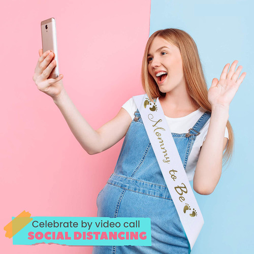 5-color glitter cloth mommy to be expectant mother and father shoulder strap ceremonial belt daddy to be ribbon belt