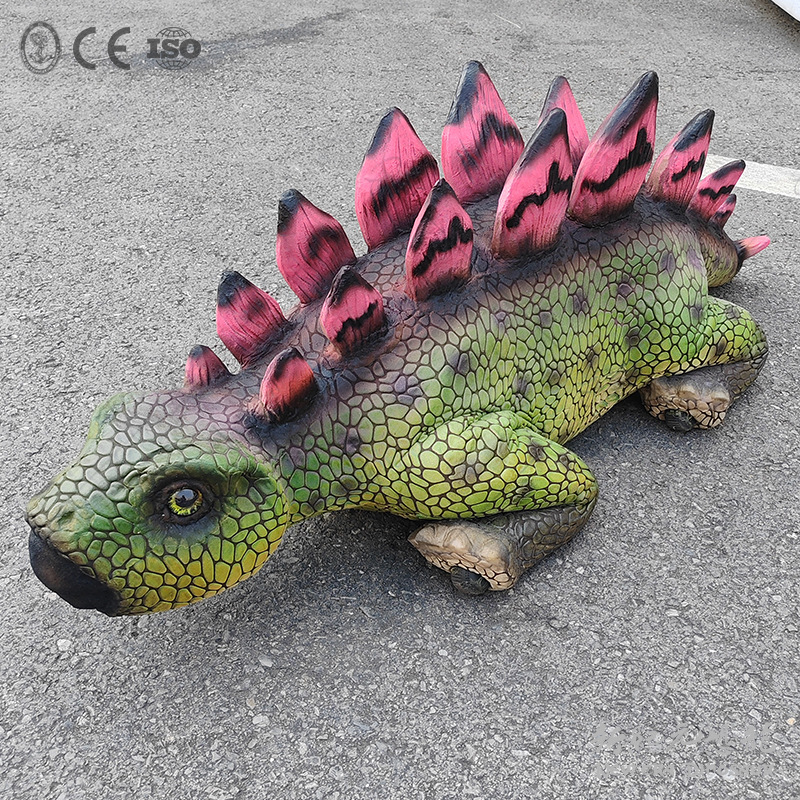 Simulación de dinosaurios mecánicos pequeños dinosaurios modelo de dinosaurio eléctrico arte paisajístico parque de atracciones modelo de dinosaurio