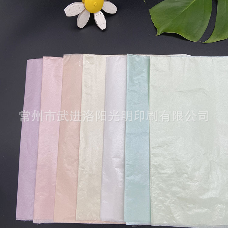 Papel de pera nacarado engrosado papel de copia pastel de hornear 26g ramo de papel de regalo tejido 20g