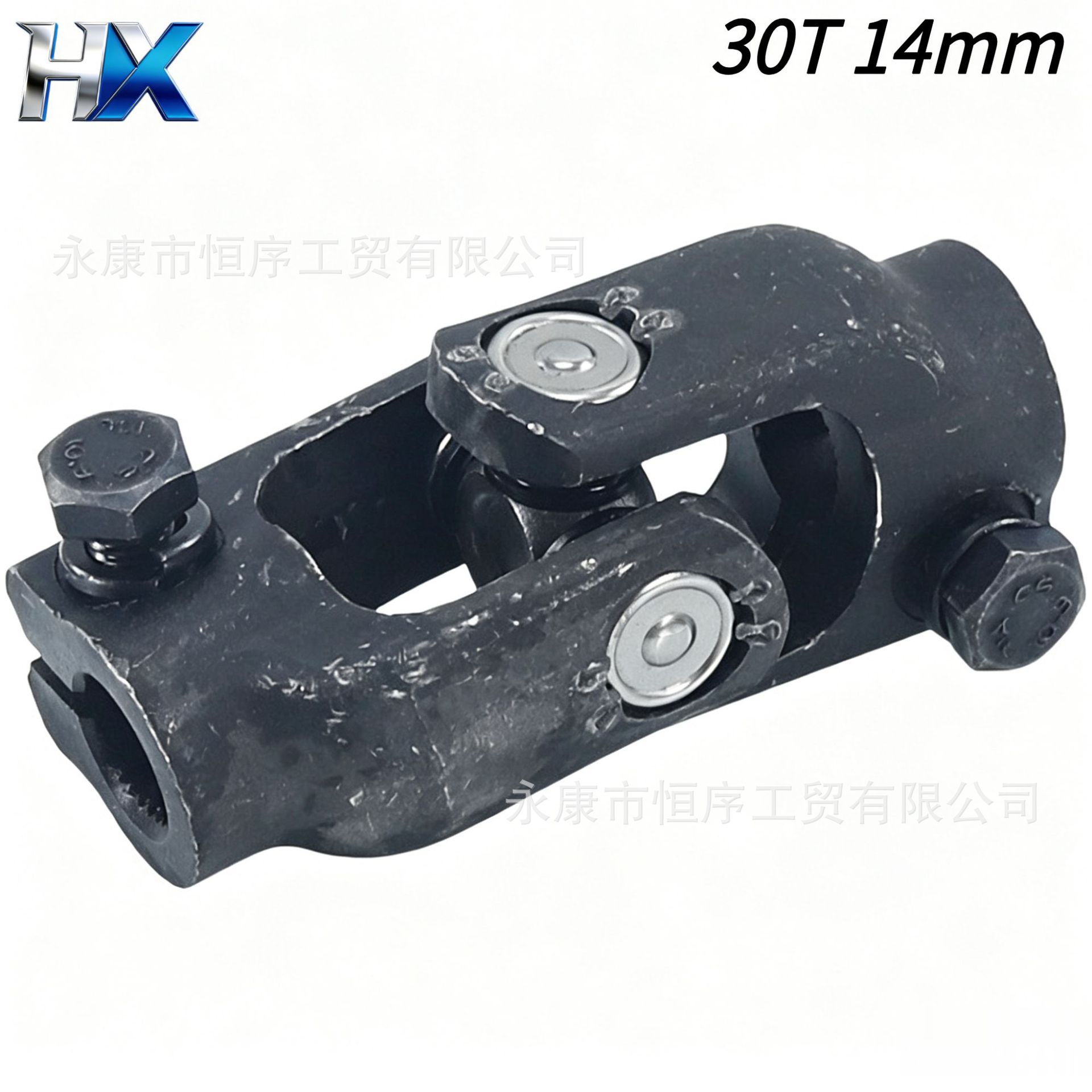 Go-Kart Parts Modification Four-Wheel Beach Vehicle Steering Wheel Connection Head Steering 30-Tooth Spline 14mm Universal Joint