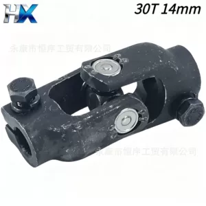 Go-Kart hissələri, dörd təkərli avtomobil sükan birləşməsi, 30 dişli 14mm universal birləşmə