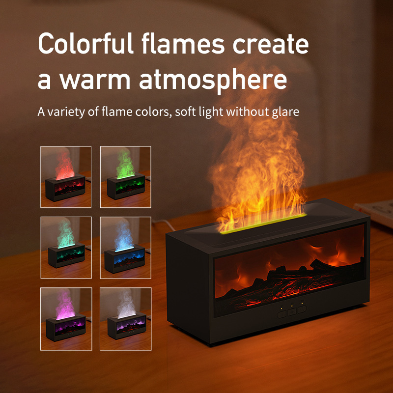 New simulation 3d fireplace flame desktop fragrance machine|undefined