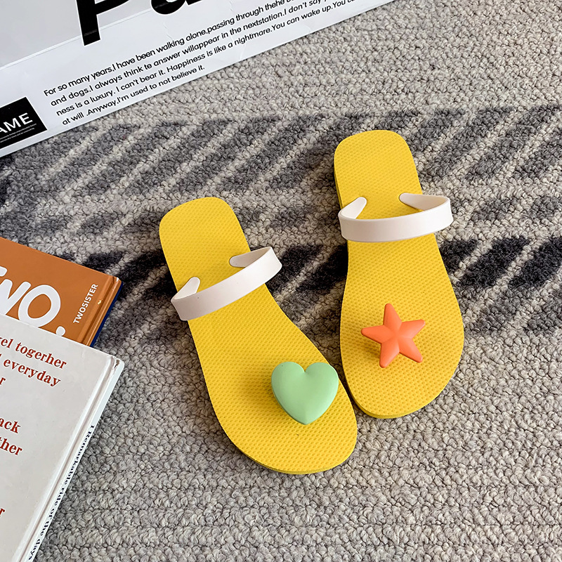 Yellow-peach star / S size recommends 35-36 feet