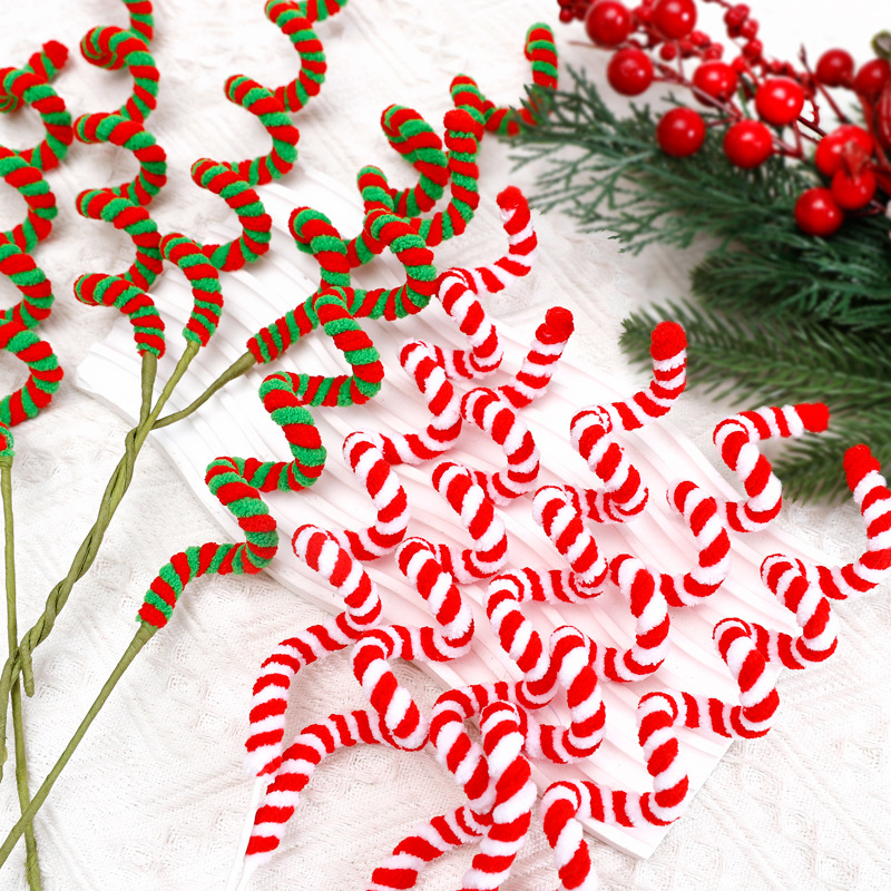 Limpia Pipas Moldeables para Ramos DIY de Tela para Navidad y Arreglos Florales