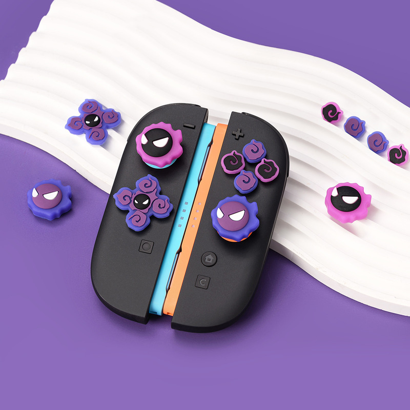 任天堂switch2摇杆帽按键贴小紫魔ns2摇杆套硅胶保护套游戏机配件|undefined