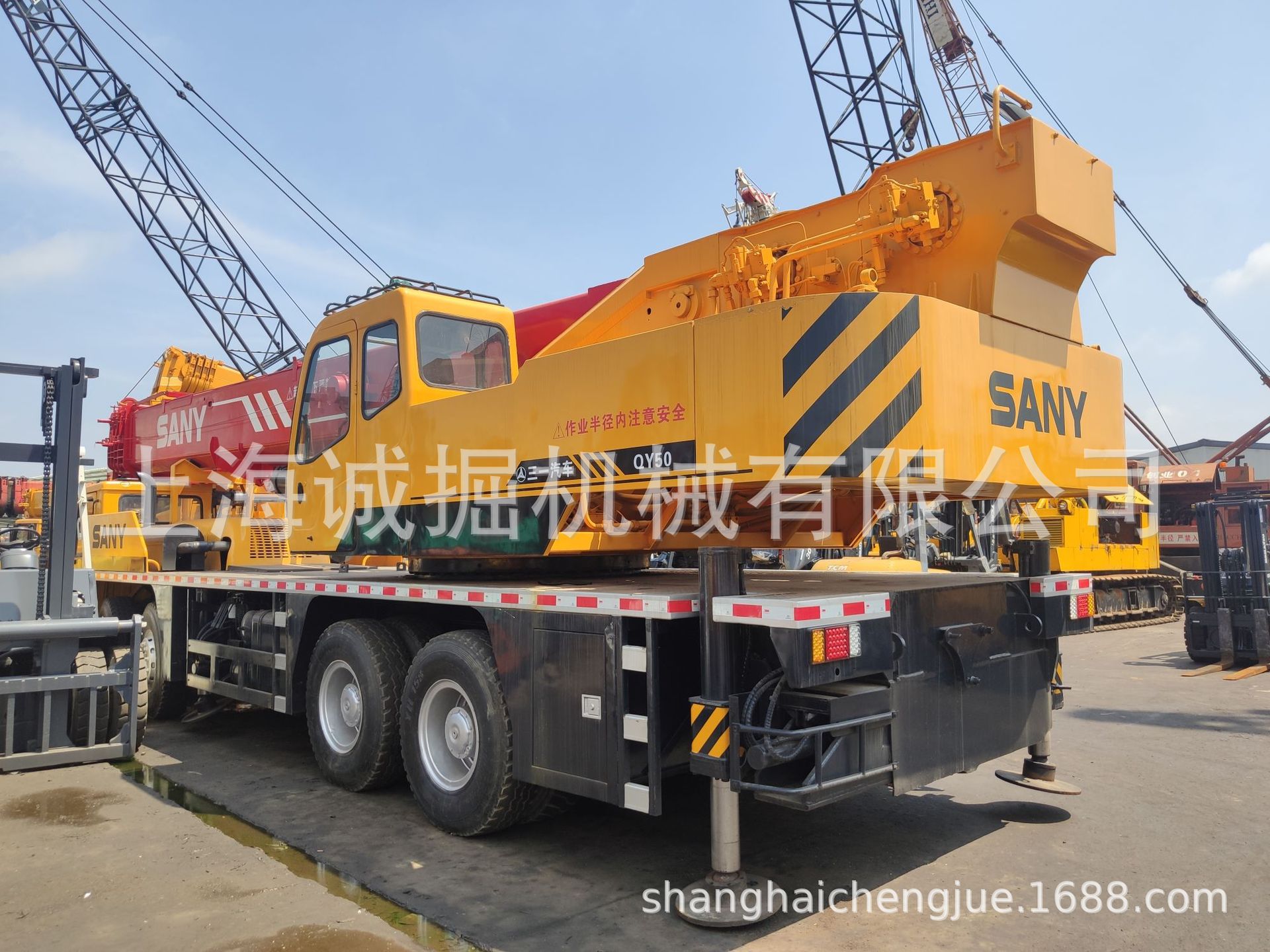 二手汽车吊 三一50吨吊车 三一汽车吊 起重机