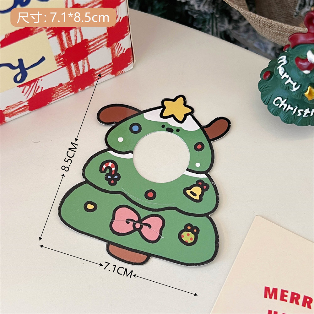 Tengyi original tarjeta de papel de piruleta de Navidad tarjeta de bendición tarjeta de regalo de regalo de caramelo para niños tarjeta de decoración de embalaje