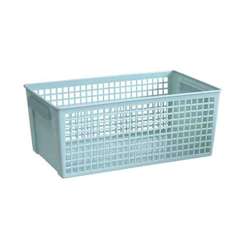 ins hollow thickened storage basket rectangular desktop snack storage basket plastic portable storage basket
