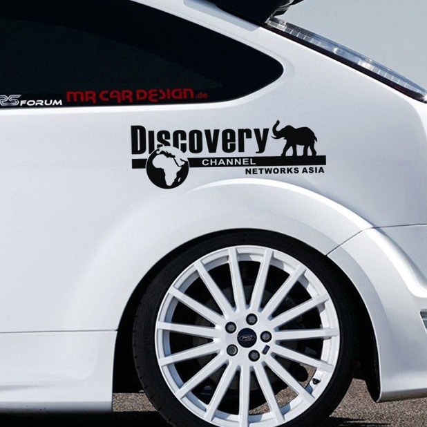 汽车贴纸 国家地理 发现频道 探索越野者SUV个性车贴纸大象探索者