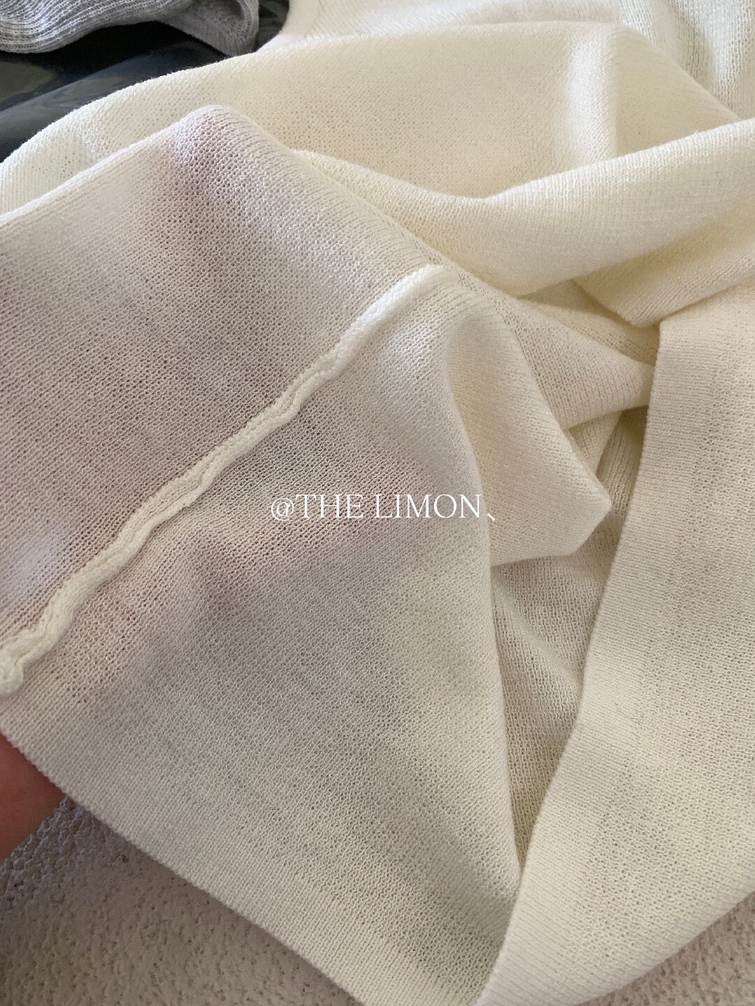 Áo thun nữ cổ tròn basic tay ngắn phối lớp thiết kế mới xuân hè 2026 — trắng ngà, xám nhạt, Cà phê sâu, Xanh mù tạt chi tiết 13