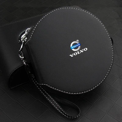 Multimediya və saxlama aksesuarları | Holder, Volkswagen Audi Mercedes Car - volvo-round-cd-bag-silk-screen-logo-model