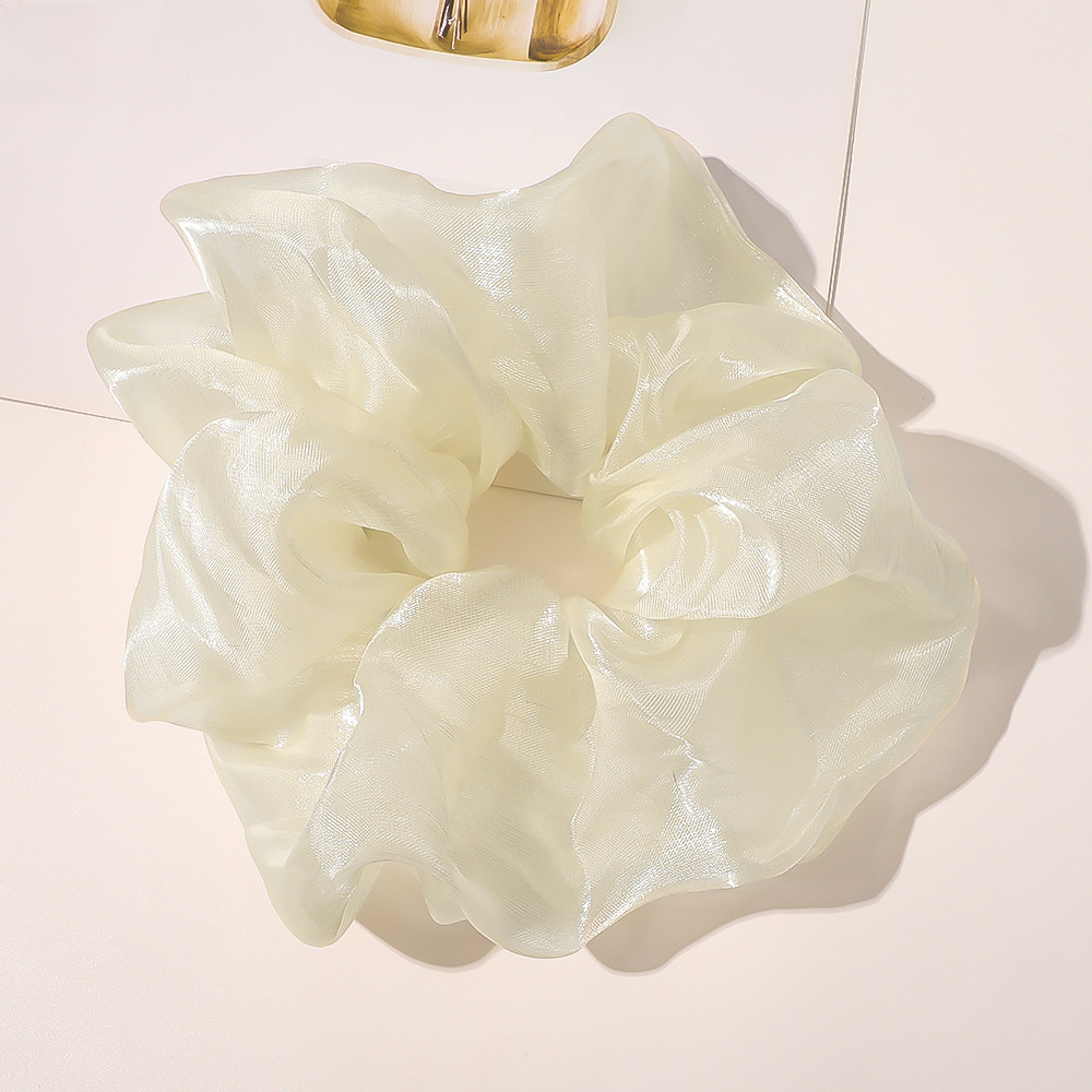 Qiyue super grande filato di seta brillante intestino crasso anello per capelli piccolo fresco corda per la testa organza cravatta per capelli anello per intestino crasso corda per capelli all'ingrosso_voghion.com