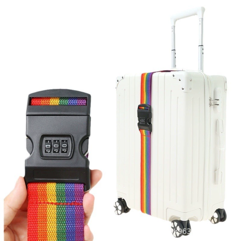 Suitcase, pack, elastic luggage band, belt