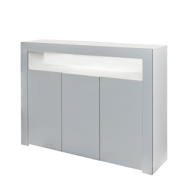Gabinete minimalista moderno de la entrada, gabinete moderno del vino del comedor, almacenamiento a prueba de polvo de la cocina, Gabinete del aparador