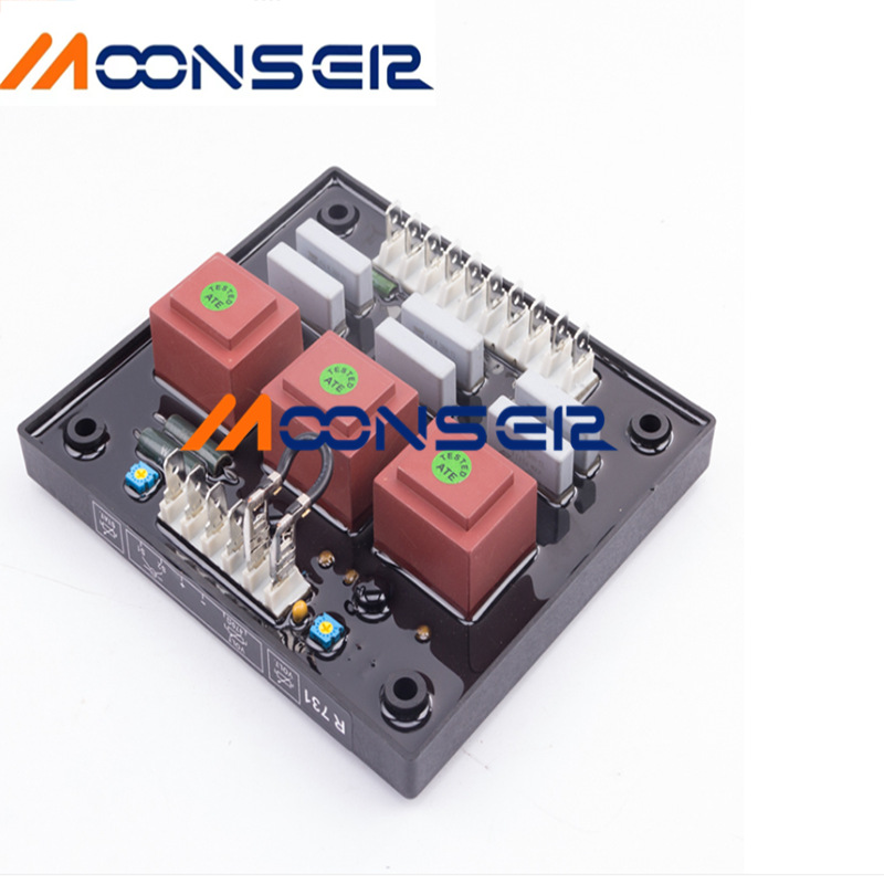 柴油发电机稳压调节器 励磁调压板稳压器自动电压调节器AVR R731