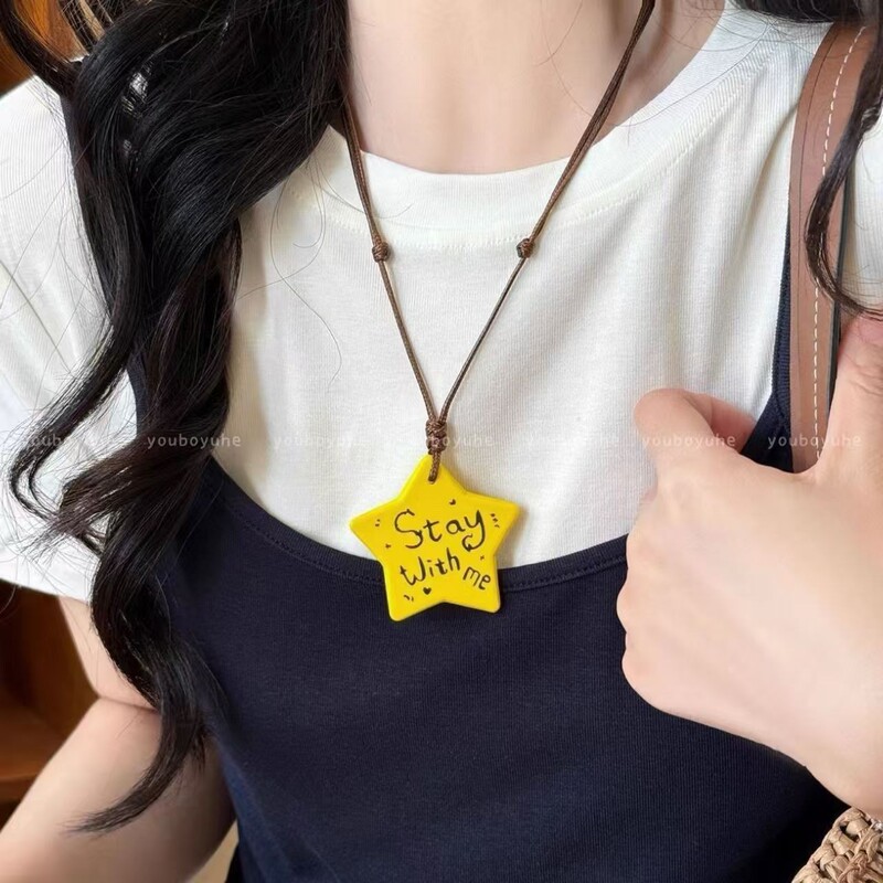 Sweet and Cool Retro Vintage Bowknot Metal Necklace Ethnic Style Bohemian Simple Versatile Long Circular Pendant