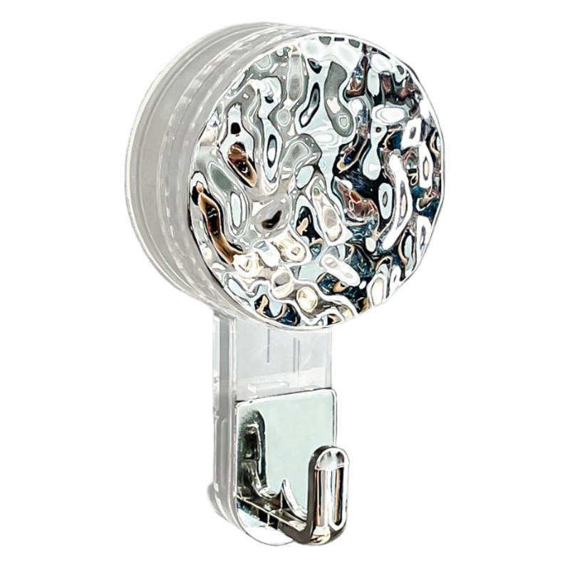 Ventosa fuerte gancho ponche-puerta de baño sin costuras adhesivo Adhesivo de pared vacío Toalla de baño colgando ropa gancho pegajoso