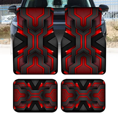 Hot-Selling American-Style Car Floor | Avtomobil döşəmə paspasları - 33qcjd-11-3344cm-pack-of-two