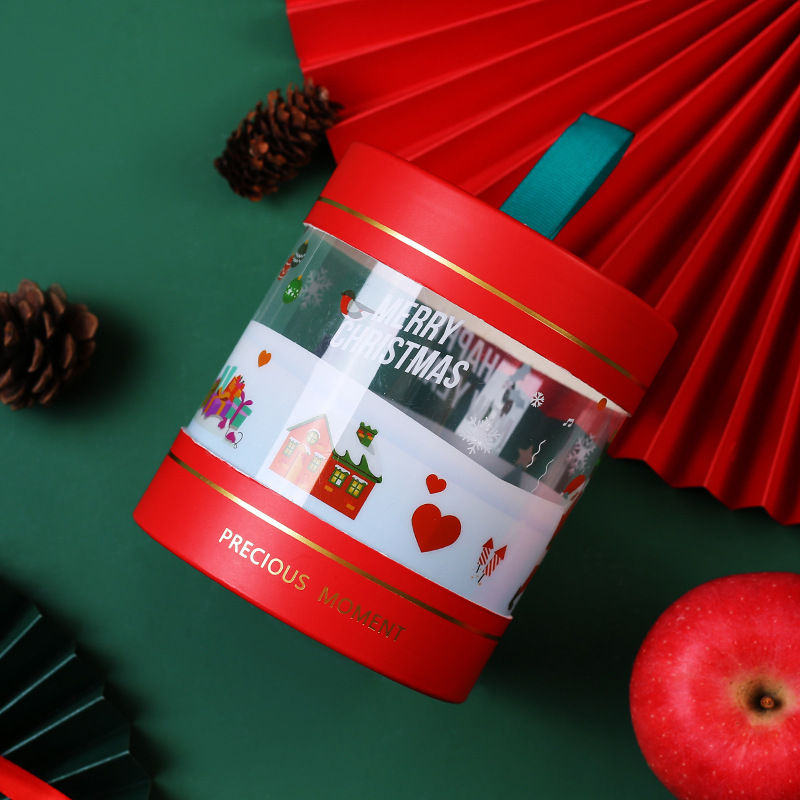 2022 nueva caja de regalo de Caja de manzana de Navidad regalo sorpresa de Nochebuena caja de embalaje de fruta de Navidad