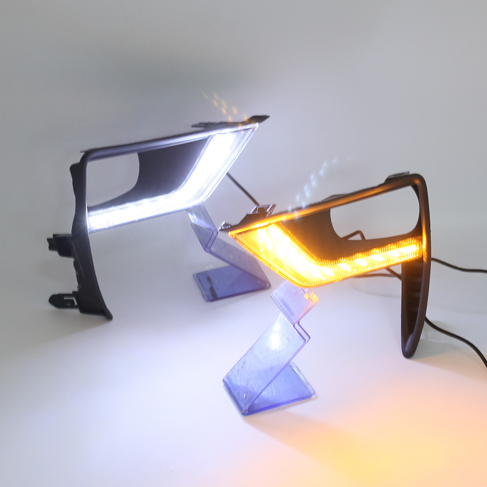 Adecuado para 17-18-19 Toyota Prado día luces niebla luces de conducción LED bajo con gran altura