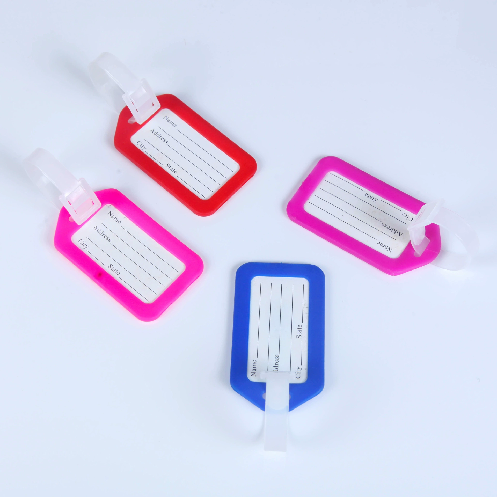 Производитель спот самолет пластиковая багажная бирка оптом полный цвет школьный портфель этикетка Багажная бирка может быть напечатана с логотипом