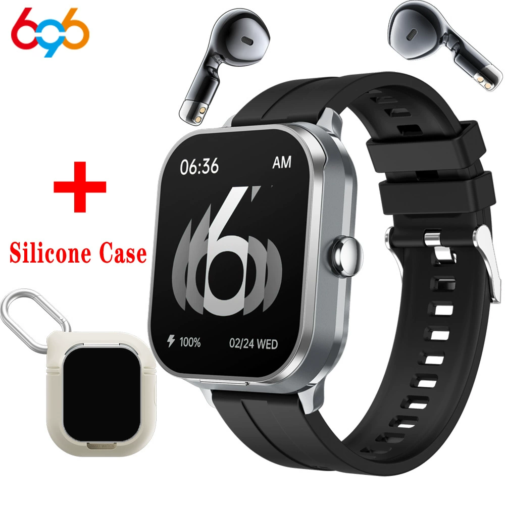 Браслет Pro, универсальные наушники, часы, D8, 2 в 1, Bluetooth