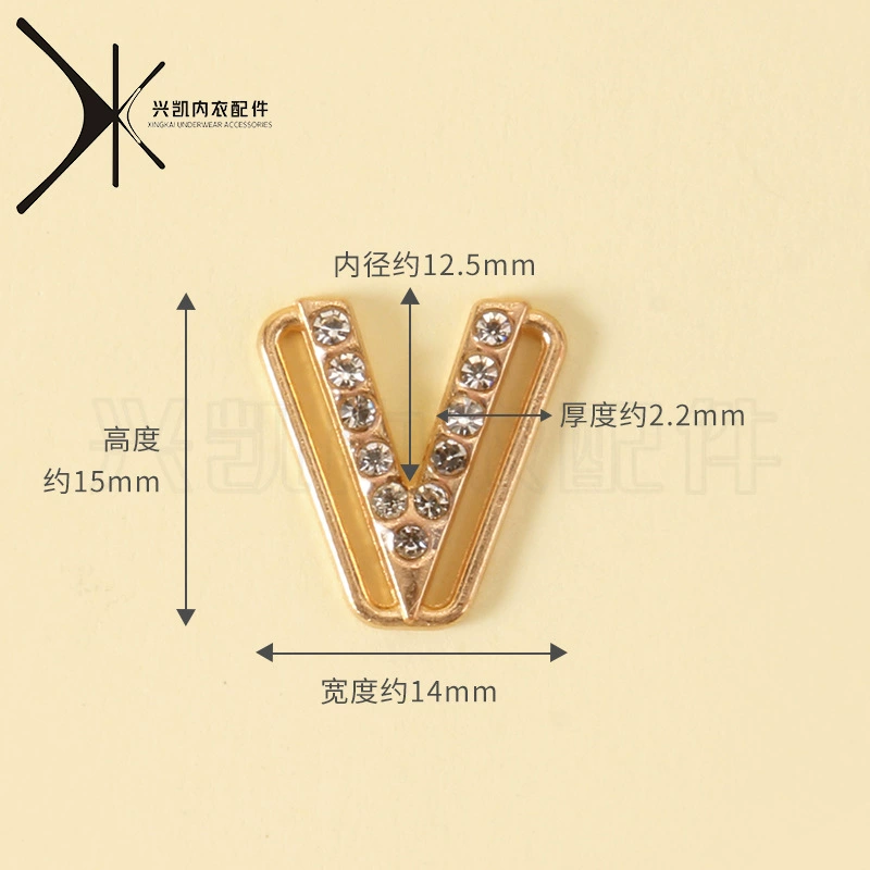 V-образный сплав цинка ювелирные изделия Нижнее белье ювелирные изделия сплава кулон DIY аксессуары с алмазными буквами