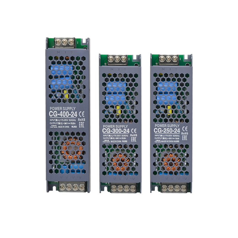 工場直販 220 ～ 24V ロング LED DC 電源レギュレータ LED ライトストリップラインライトライトボックス超薄型|undefined