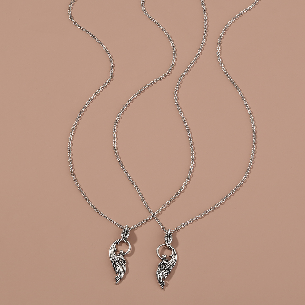 Heart Diamond Pendant Necklace display picture 2