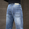 2023春季新款弹力修身直筒男士牛仔长裤韩版直筒牛仔裤男士裤批发|ms