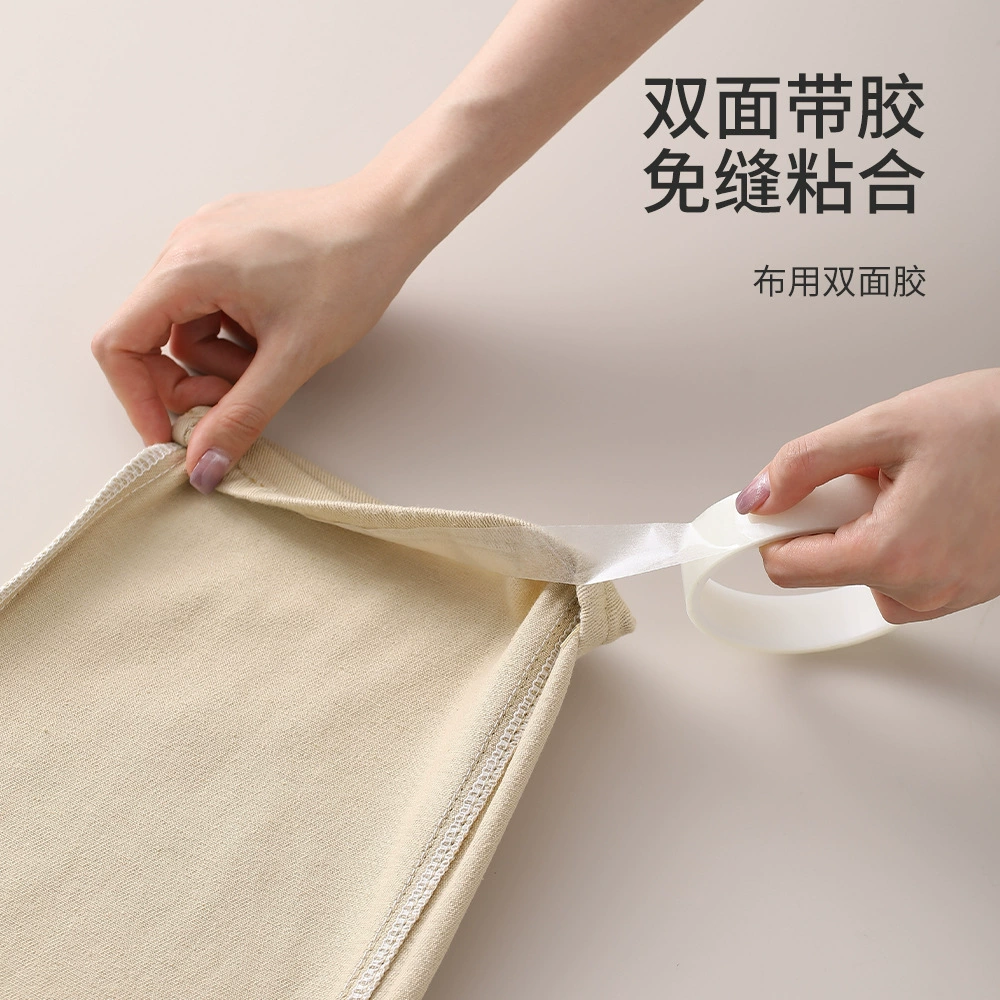 Ткань с двухсторонней резиновой одеждой длинная и короткая фиксированная наклейка без швов Самоклеящаяся наклейка на рукава