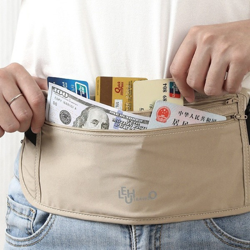 Anti-Theft Bag, Personal Waist Bag, Overseas Travel 2025 New Sports European Women's Invisible Passport Bag, Anti-Theft Small Bag 3