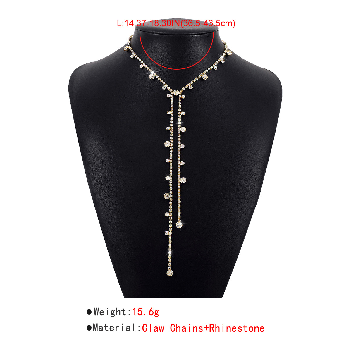 Fashion Geometric Alloy Plating Rhinestones Women's Pendant Necklace display picture 2