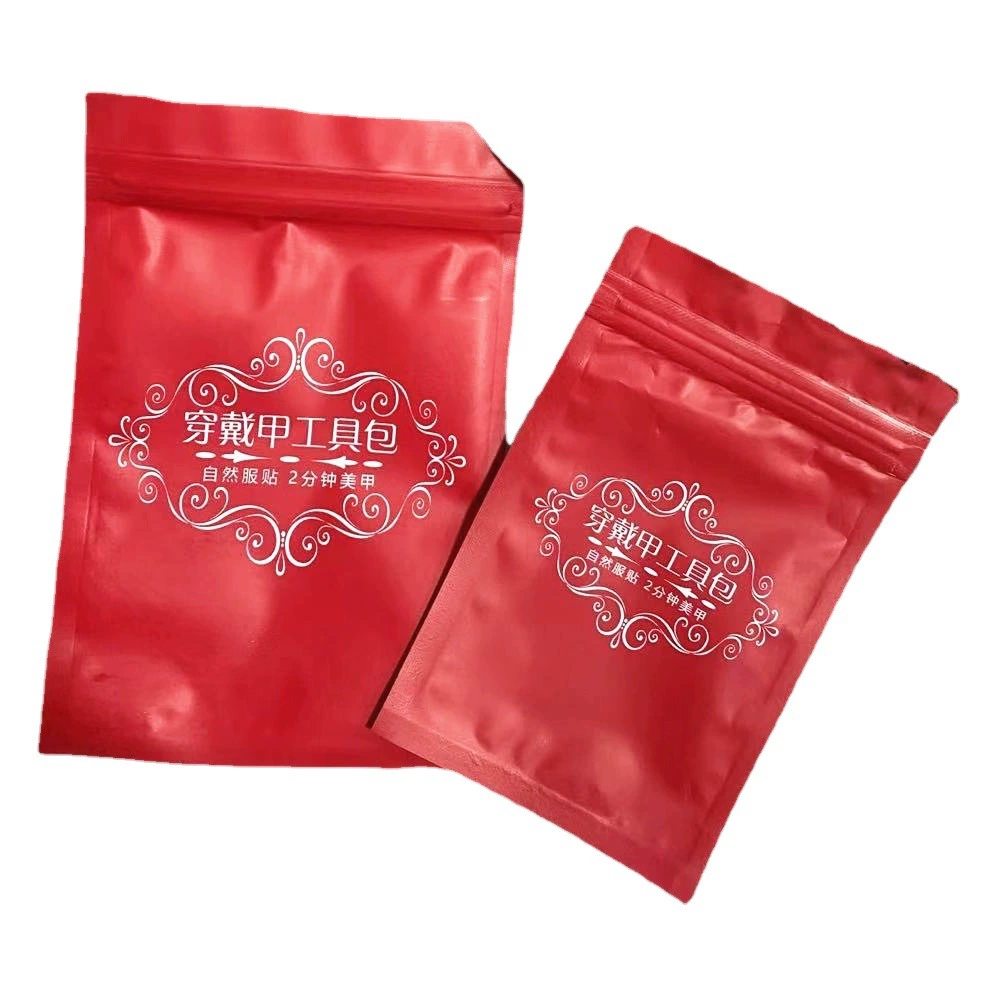 Принадлежности для дизайна ногтей носить мешок для инструментов упаковочный пакет матовый пластиковый пакет Самоуплотняющаяся сумка для дизайна ногтей производители оптовая сумка для инструментов