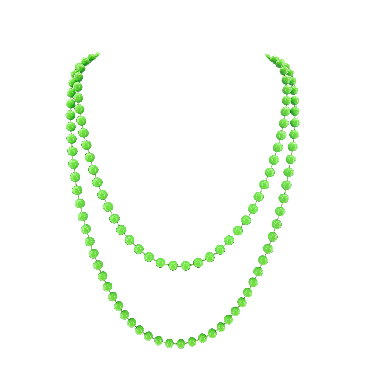 1980s Fiesta de neón 120cm Collar con cuentas Diadema con lazo Pendientes CC Pulsera Guantes de red de pesca