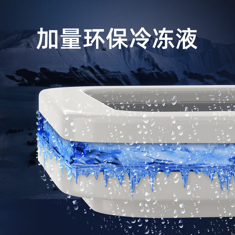 Máquina de hielo frito hogar mini dibujos animados para niños yogur casero leche fruta helado pequeña bandeja de hielo frito congelado