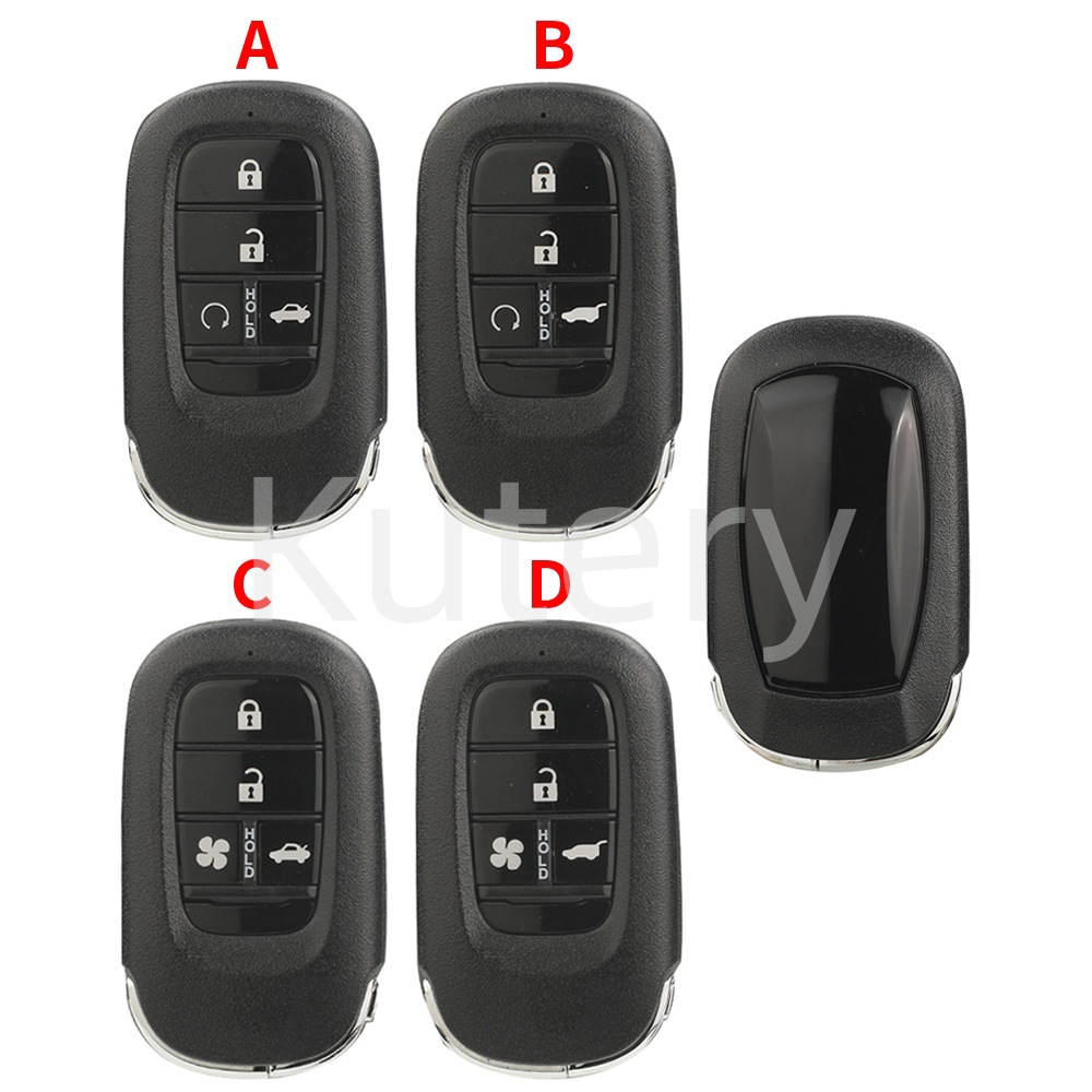 Suitable for Honda's New 4-Button Civic Accord Haoying Odyssey Xrv Smart Card Remote Control Car Key Shell