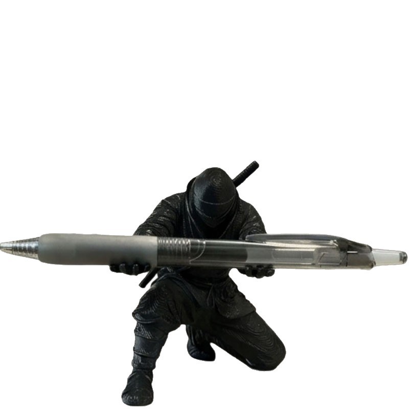 Portabolígrafos Ninja de Escritorio de Plástico PLA, Impreso en 3D para Oficina